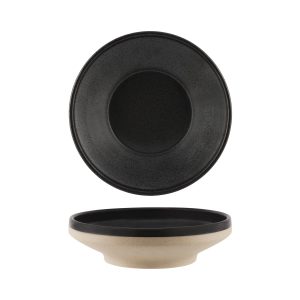 Soho Speckle Black Footed Bowl 227x62mm / 1350ml