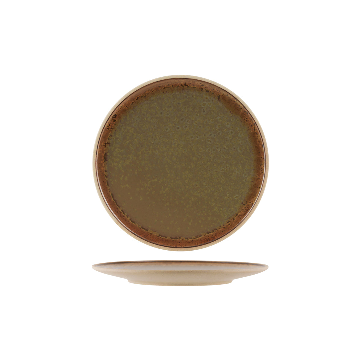 Soho Burnt Sienna Round Plate 257mm