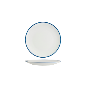 Core Round Coupe Plate Royal Blue Rim 225mm