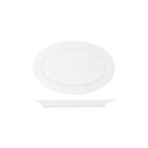 Core Oval Wide Rim Platter 355x240mm