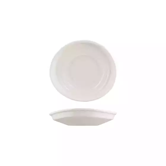 Moda Porcelain Snow Organic Bowl / Plate