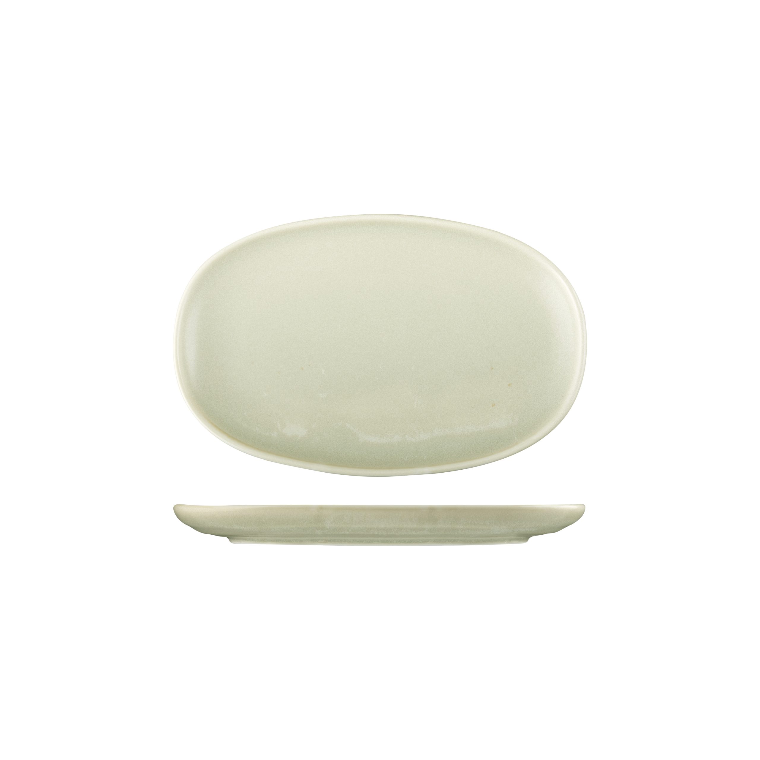 Moda Porcelain Lush Oval Coupe Plate