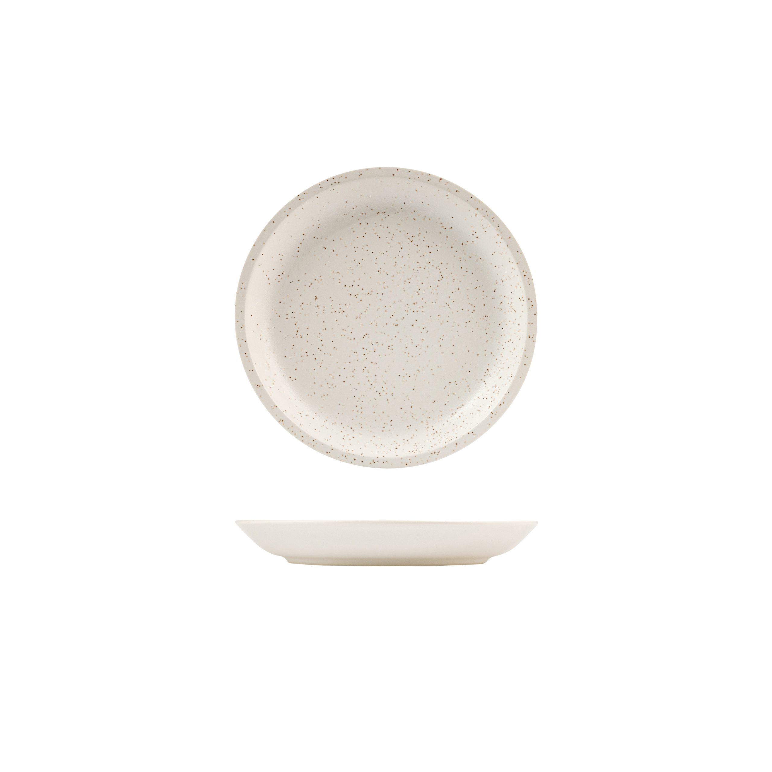 Luzerne Dune Shell Round Coupe Plate
