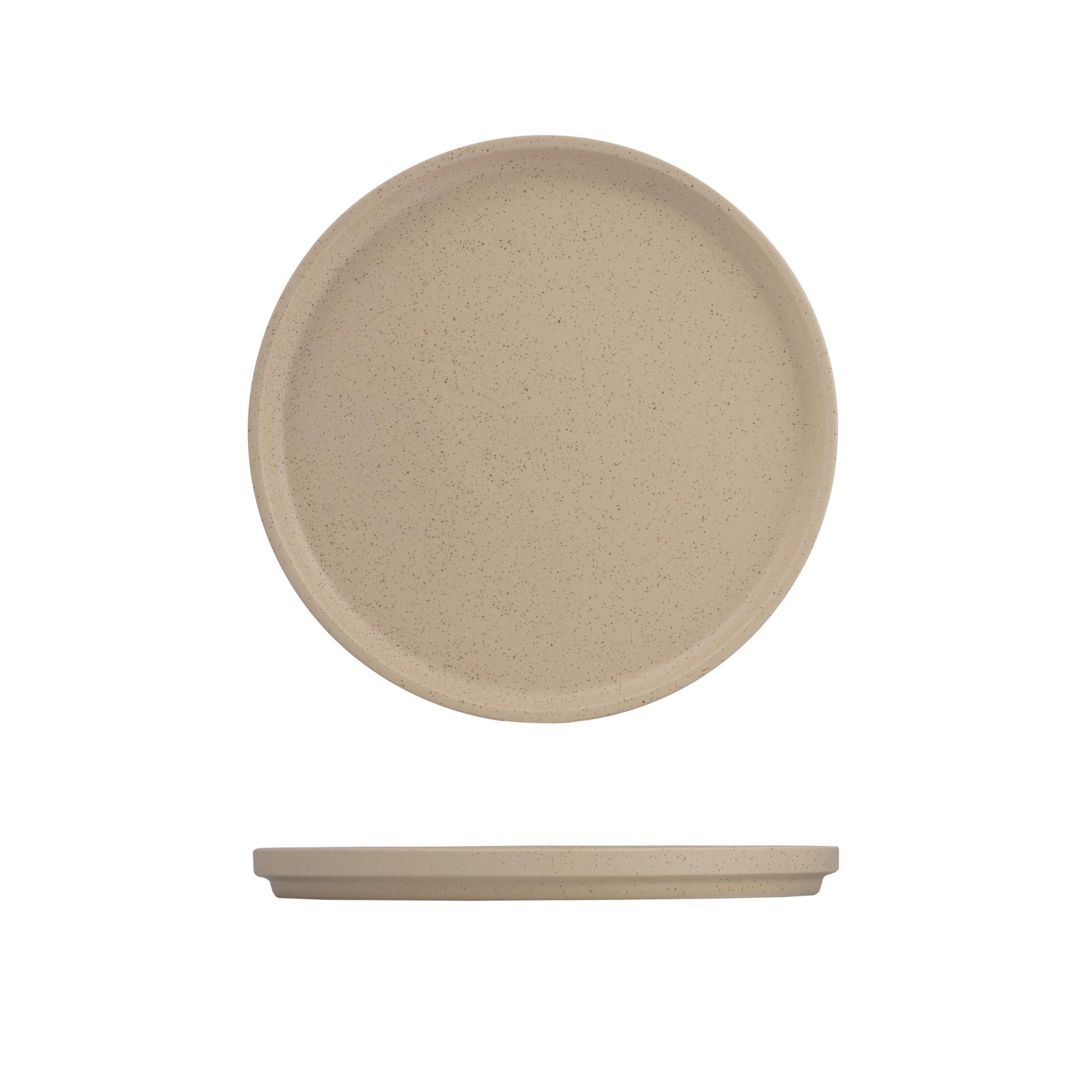 Luzerne Dune Clay Round Stackable Plate