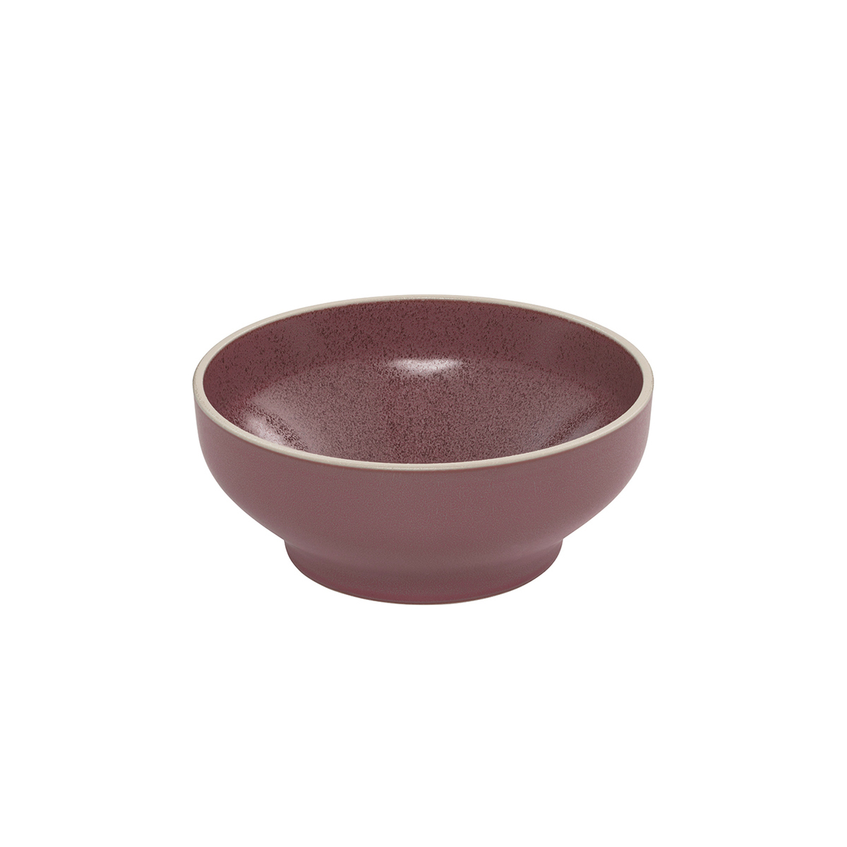 Luzerne Mod Smokey Plum Round Bowl