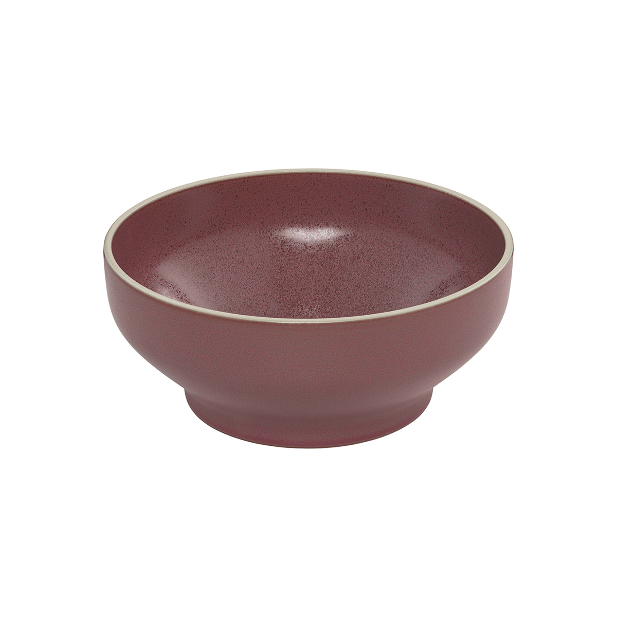 Luzerne Mod Smokey Plum Round Bowl