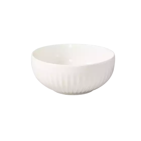 Luzerne Cottage White Round Bowl