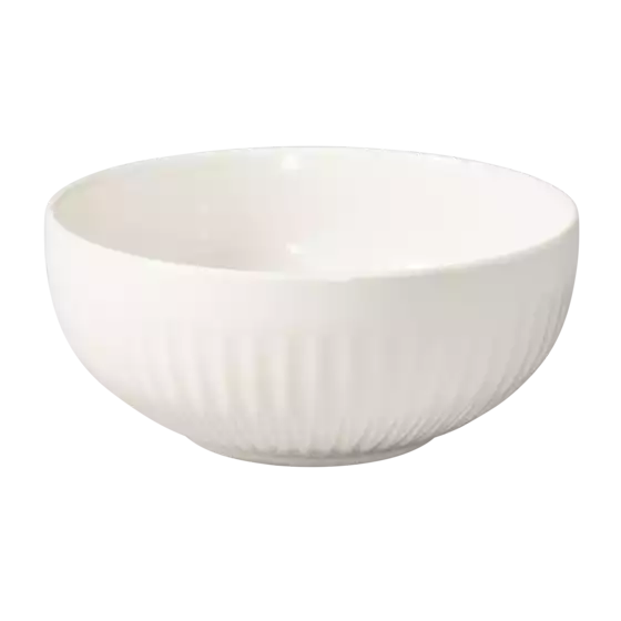 Luzerne Cottage White Round Bowl