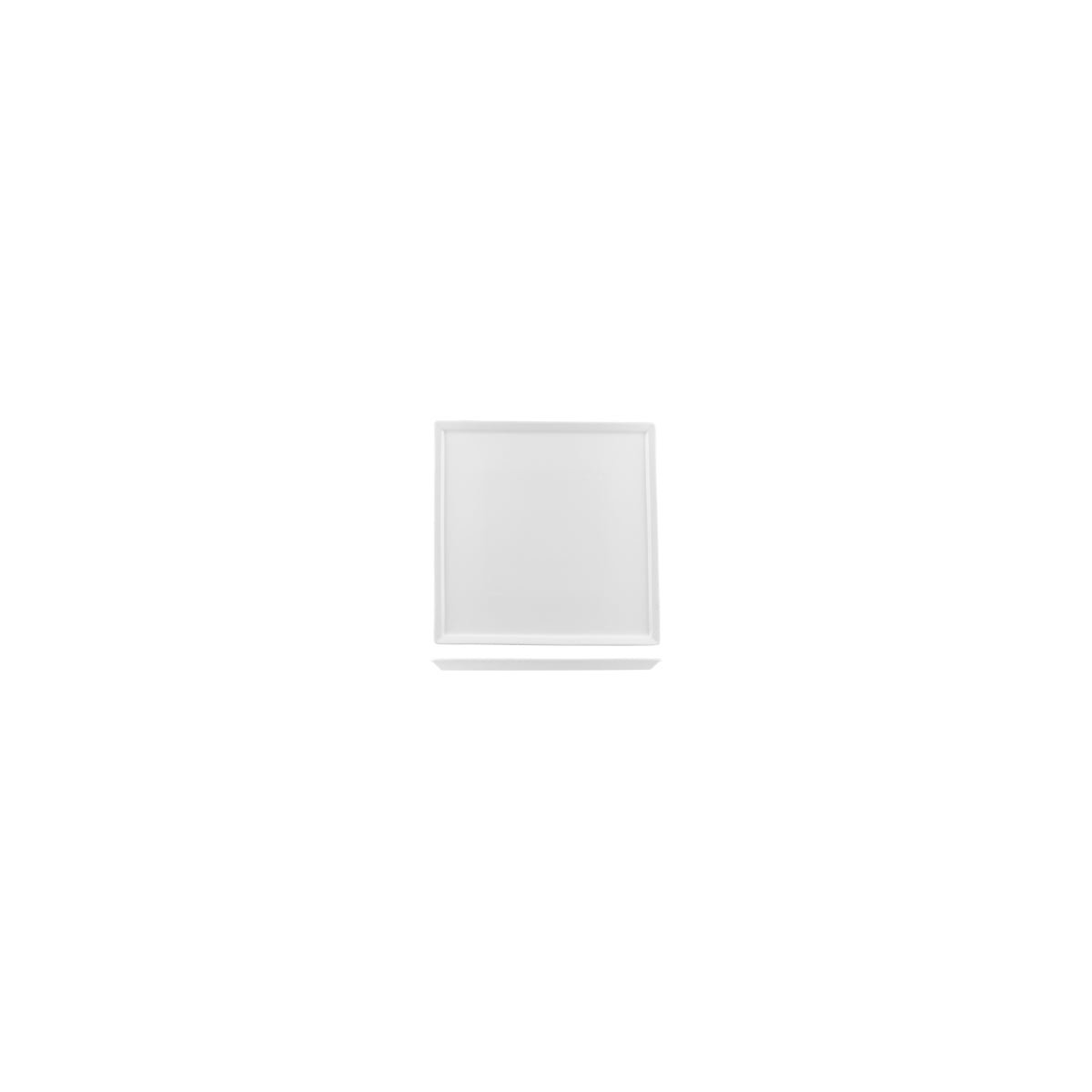 White Album Square Plate 100x100mm