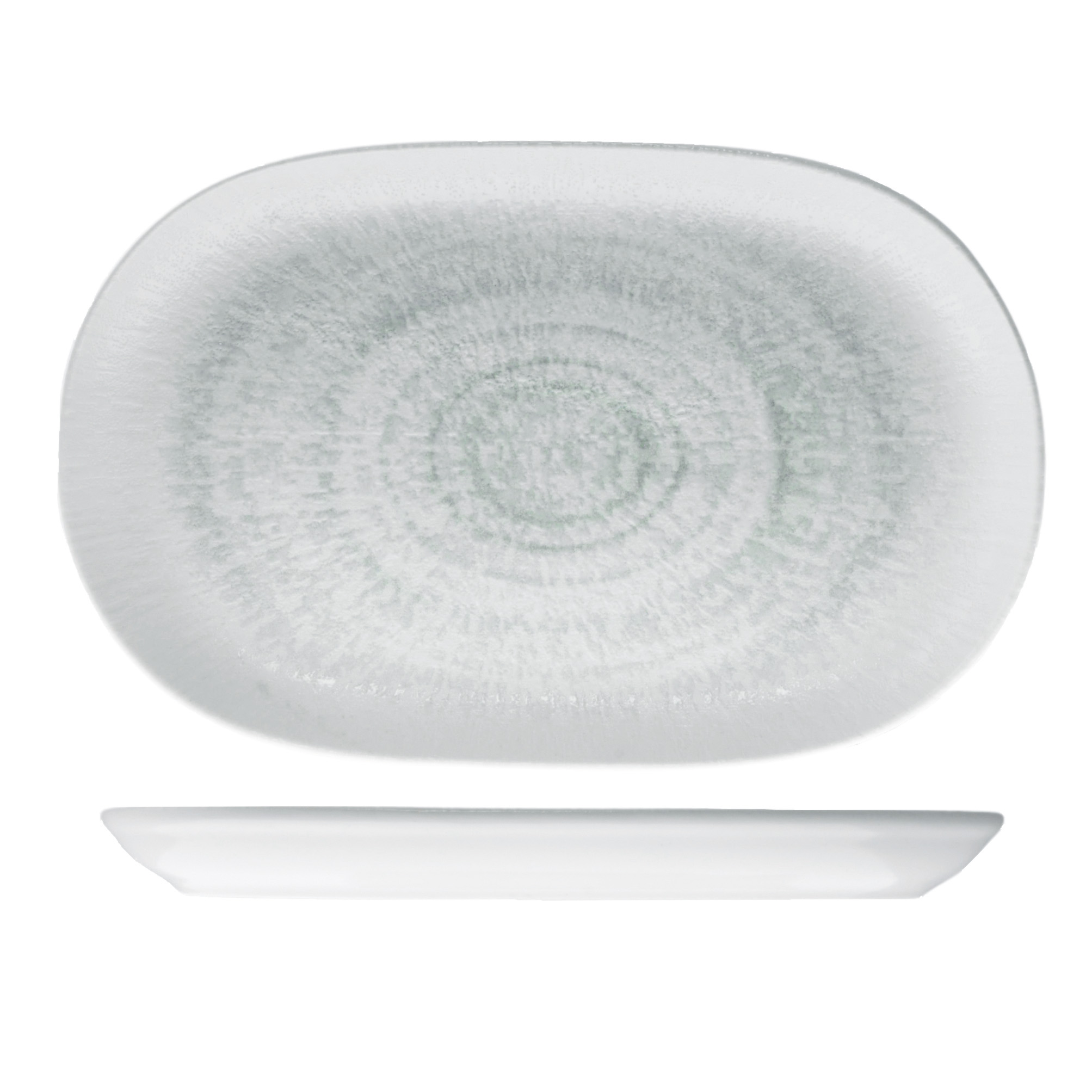 ID Fine Glacier Oval Coupe Platter
