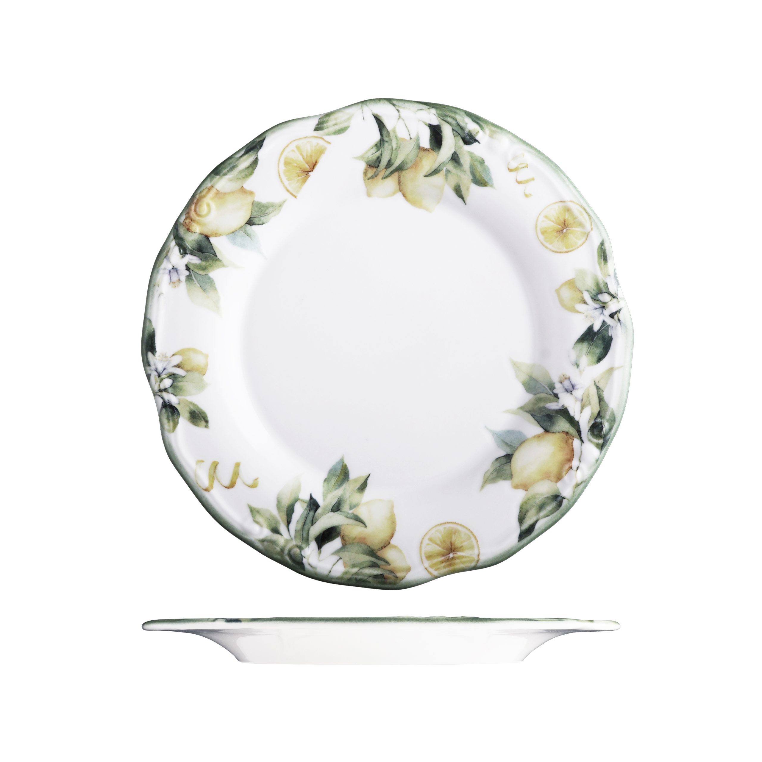 ID Fine Sorrento Scalloped Plate