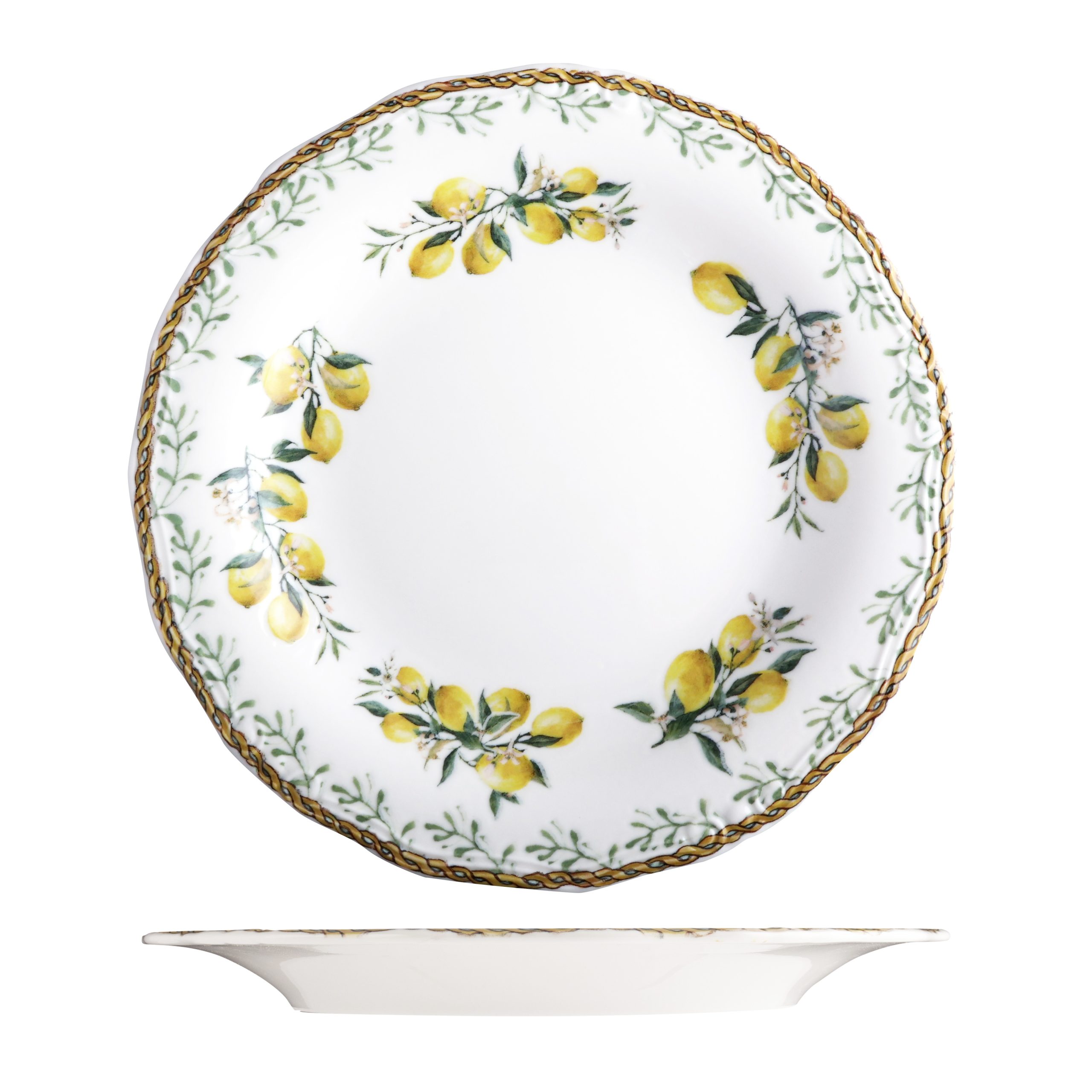 ID Fine Verona Scalloped Plate
