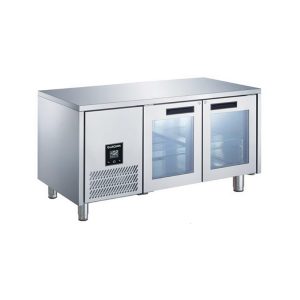 Glacian BCG61420 2 Door Slimline Fridge 660 Deep Glass Doors