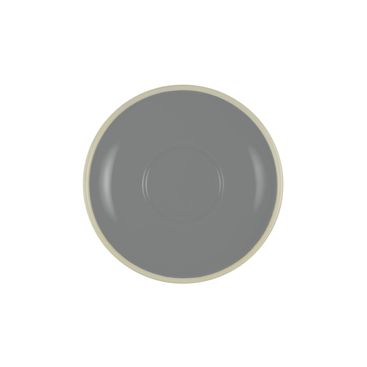 French Grey Flat White Saucer 145mm