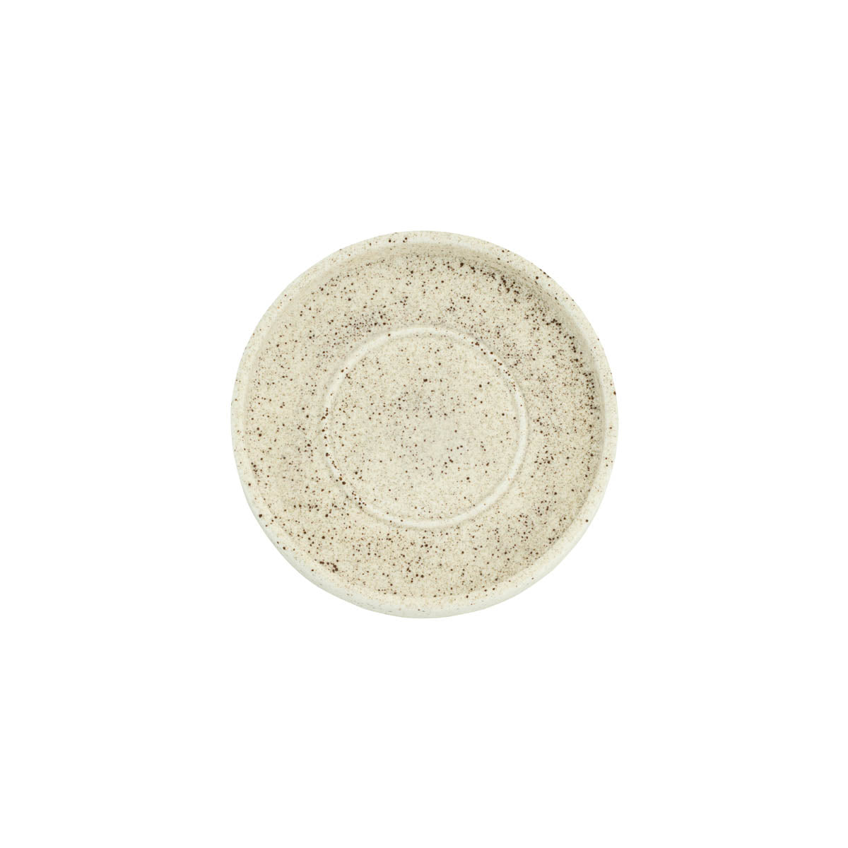 Tan Straight-Side Espresso Saucer
