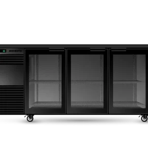BackBar 3 Glass Swing Door Fridge
