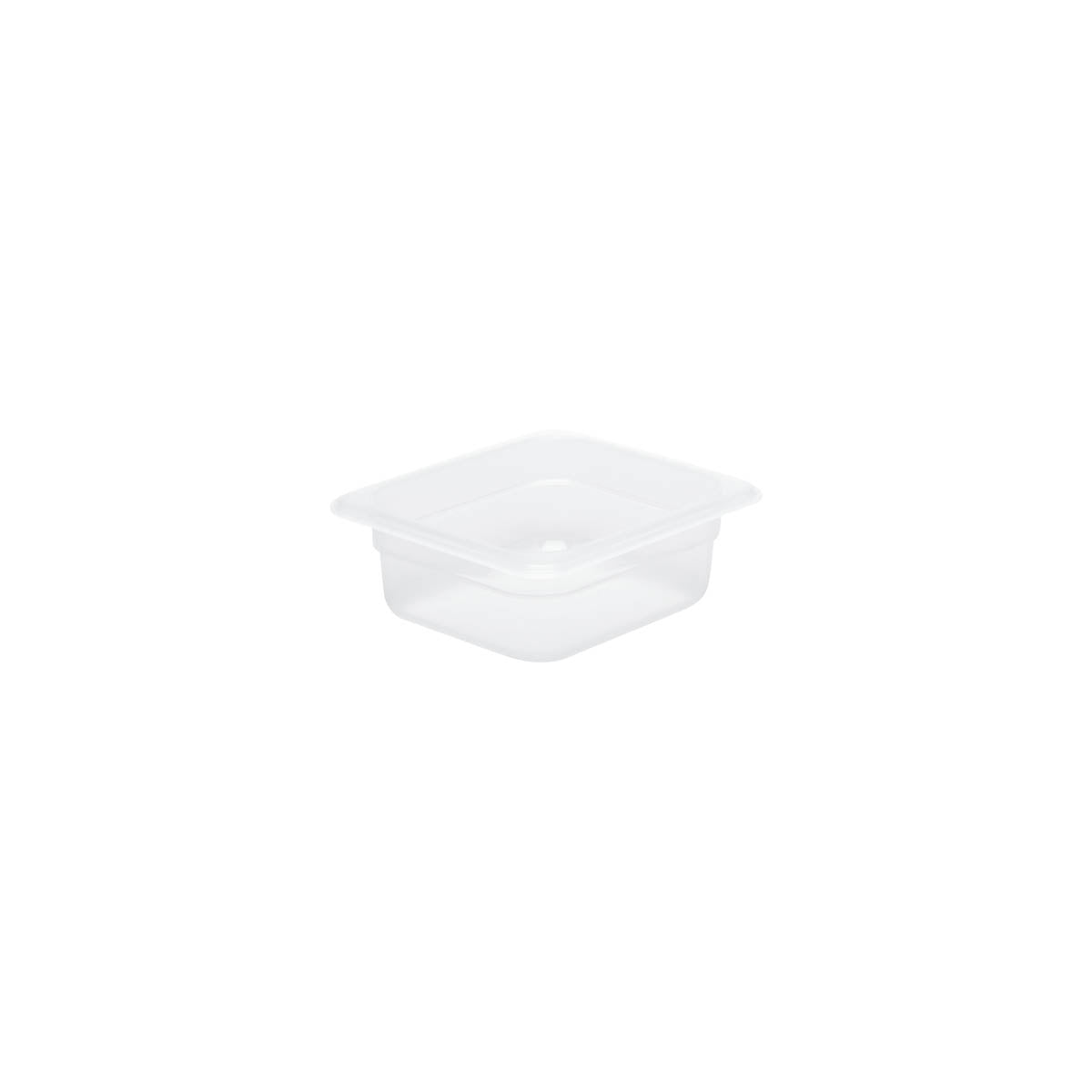 GN Storage Container Polypropylene Size 1/6 x 65mm Clear