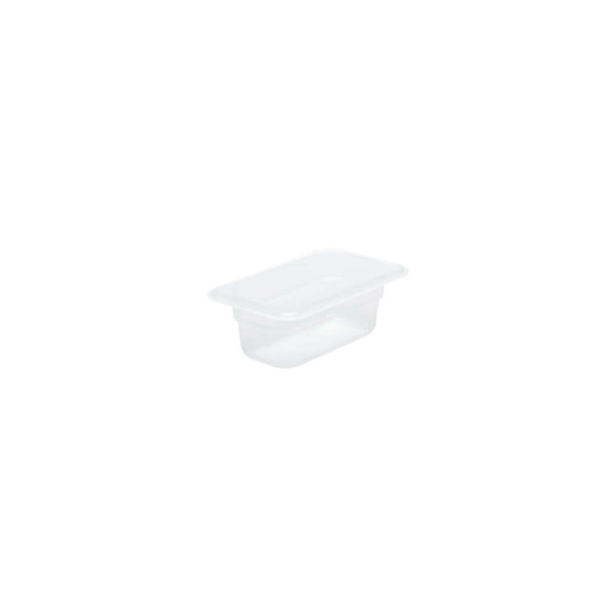 GN Storage Container Polypropylene Size 1/9 x 65mm Clear