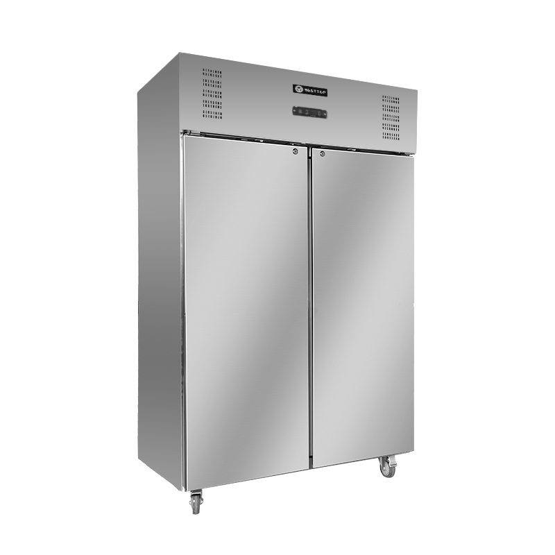BESTTOP Double Door Upright Freezer