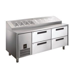Glacian HPB1815DD Pizza Prep With Doors