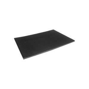 Bar Mat Black Rubber 450x300x10mm