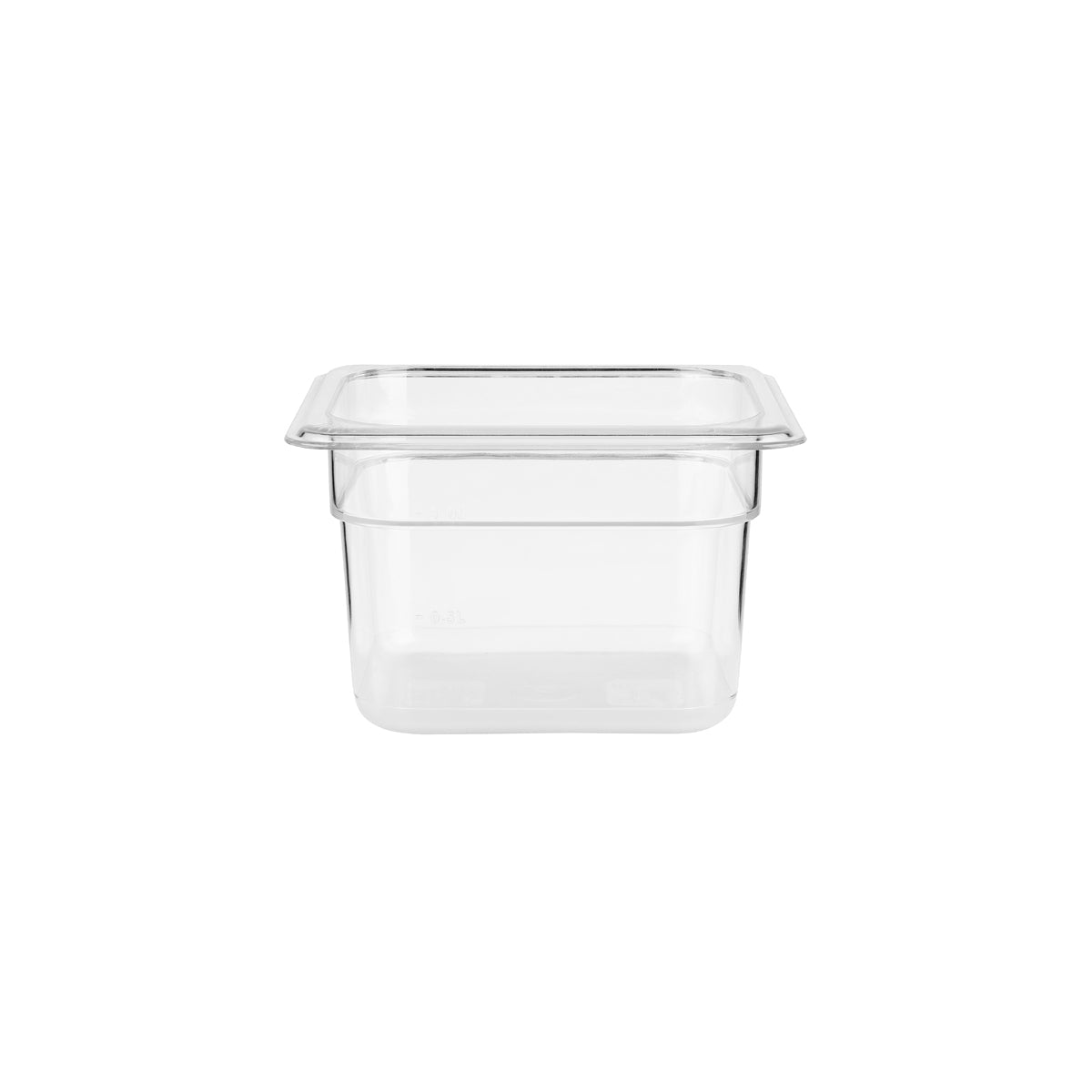 Gastronorm Pan Polycarbonate Clear 1/4 Size 150mm