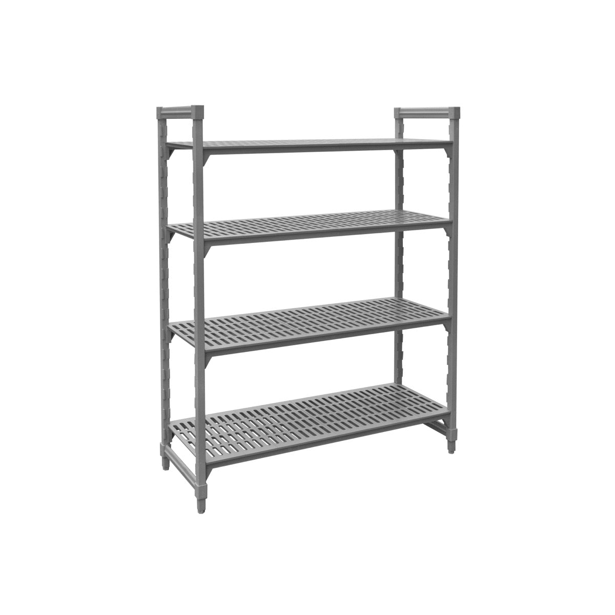Vented Shelf Complete Unit Grey Polypropylene / Iron 1220x455x1800mm