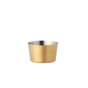 Miniature Serving Bowl Brushed Brass 100mm
