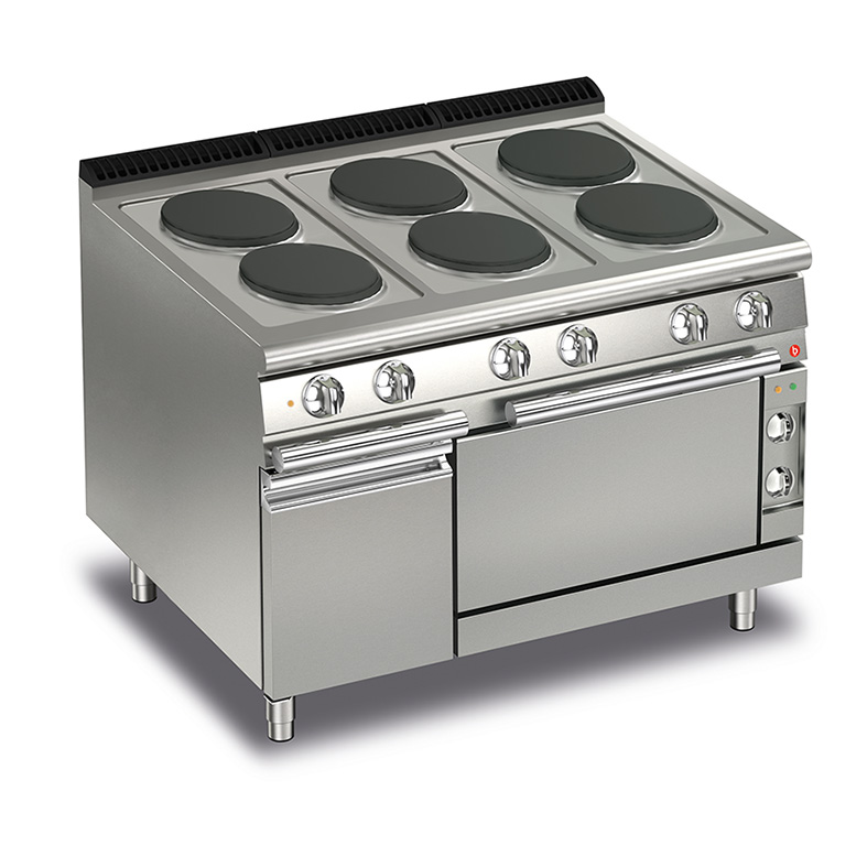 Baron 6 Burner Electric Cook Top With Electric Oven