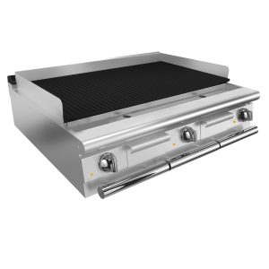 Baron 3 Burner Gas Lava Rock Chargrill