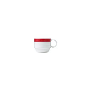 Maxadura Resonate Coffee Cup Stackable 265ml Red Band