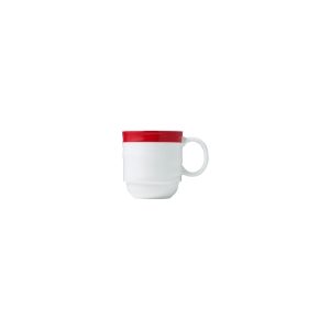 Maxadura Resonate Coffee Mug Stackable 350ml Red Band