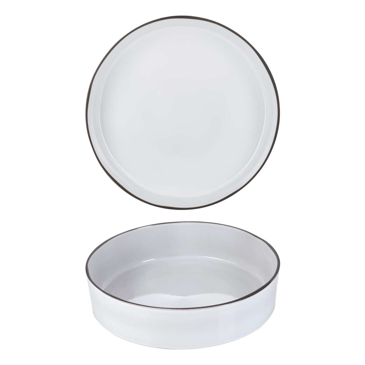 Caractere White Cumulus Salad Bowl 325mm