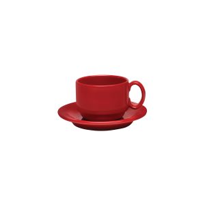 Australian Fine China Flinders Healthcare Red Saucer