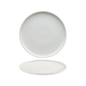 Shiro Round Flat Coupe Plate 260mm With Relief Design