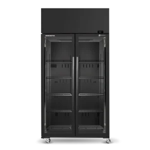SKT1000N-A 2 Glass Door Display or Storage Fridge