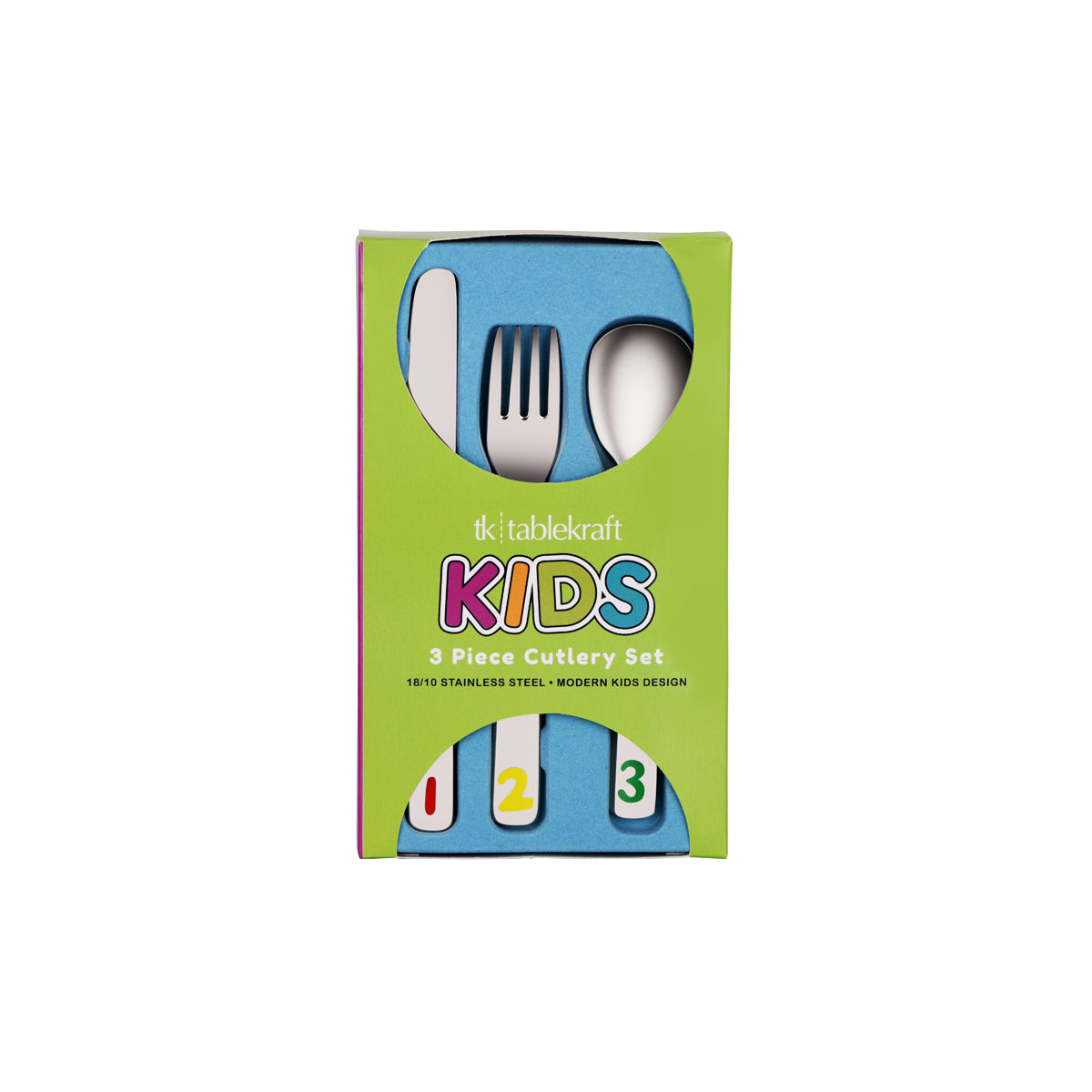 Kids 123 Cutlery Set 3pc