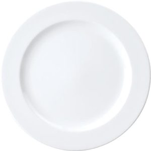 Chelsea Round Plate Flat Rim 160mm