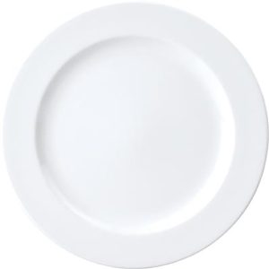 Chelsea Round Plate Flat Rim 210mm