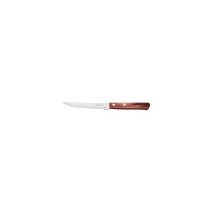 Churrasco Steak Knife Serrated Narrow Blade with Polywood Handle Red 127mm