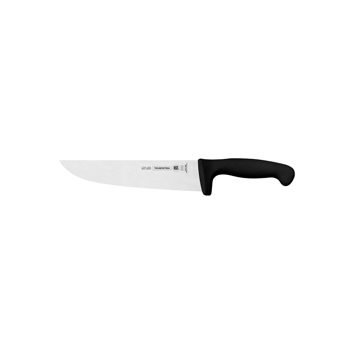 Professional Master Black Butcher Knife Straight Back 200mm