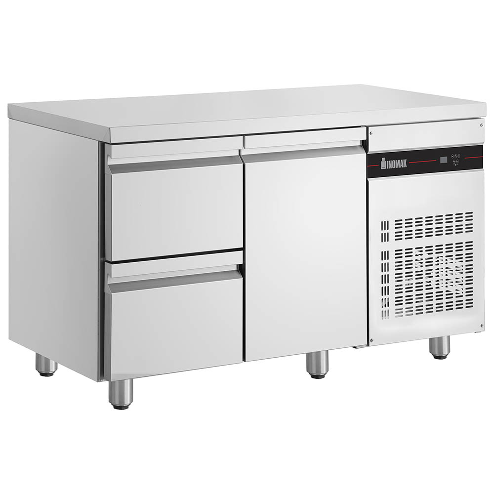 Inomak UBD2000 Under Bar Fridge 1 Door 2 Drawers