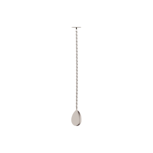 Tail Disk Bar Spoon with Muddler 300mm Stainless Steel