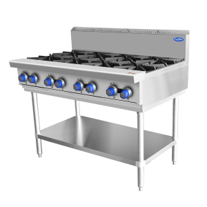 COOKRITE 8 BURNER COOK TOP LPG AT80G8B-F-LPG