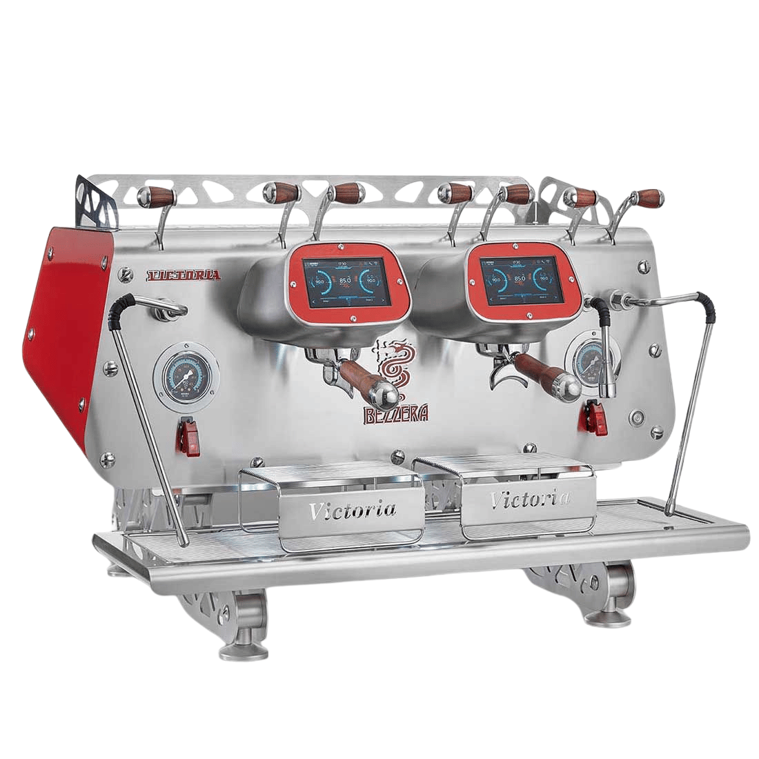 Bezzera VICTORIA Red 2-Group Professional Espresso Machine - BZVICTORIA2R