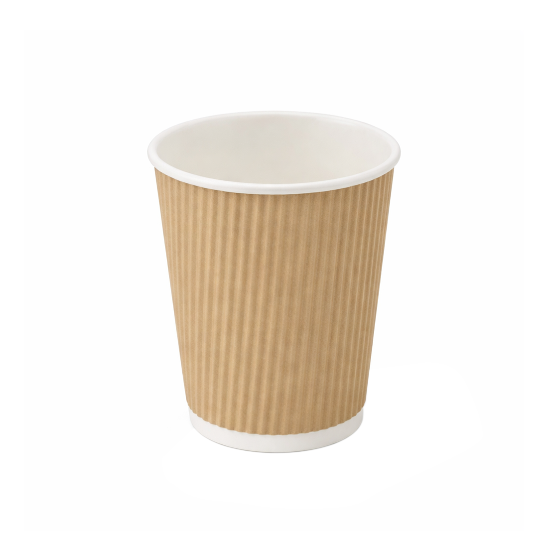 PakMax KRAFT 12oz Corrugated Hot Paper Cup - CHPC-90-12K