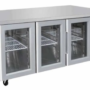 ATOSA GLASS THREE DOOR COOLING FRIDGE TABLE 1795 MM EPF3731