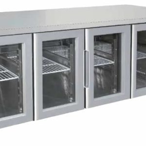 ATOSA GLASS FOUR DOOR COOLING FRIDGE TABLE 2230 MM EPF3741