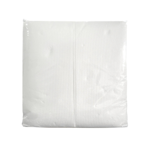 PakMax 2 ply 100 Sheets 1/8 Fold Quilted White Napkin - FQWN218-320-100