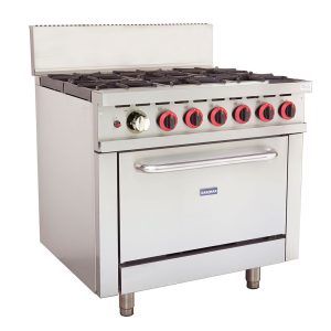 GBS6T Gasmax 6 Burner With Oven Flame Failure
